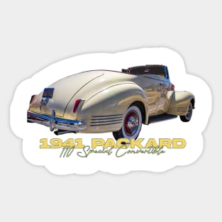 1941 Packard 110 Special Convertible Sticker